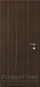 Стальная дверь МДФ №348 с отделкой МДФ ПВХ