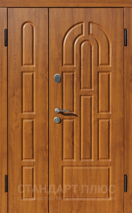 Стальная дверь Двухстворчатая дверь №5 с отделкой МДФ ПВХ