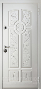 Стальная дверь Белая дверь №11 с отделкой МДФ ПВХ
