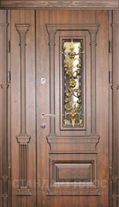 Стальная дверь Парадная дверь №84 с отделкой Массив дуба