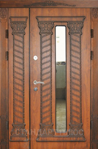 Стальная дверь Парадная дверь №87 с отделкой Массив дуба