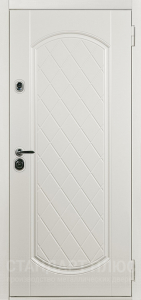 Стальная дверь Белая дверь №10 с отделкой МДФ ПВХ
